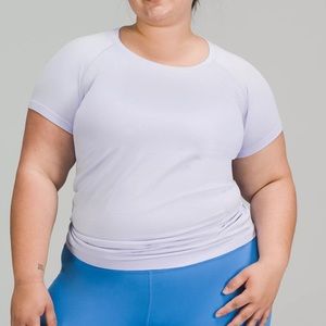 Lululemon Swiftly Tech Short Sleeve Shirt 2.0 pastel blue